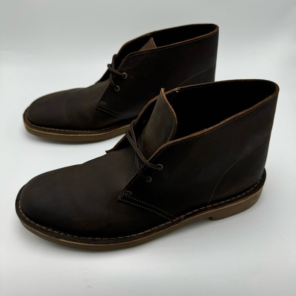 Clark’s Desert Evo Chukka Boot Brown Beeswax Leather Mens Size 10 main image 7